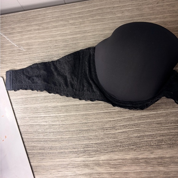 Aerie Black Lace Strapless Bra - Picture 4 of 7